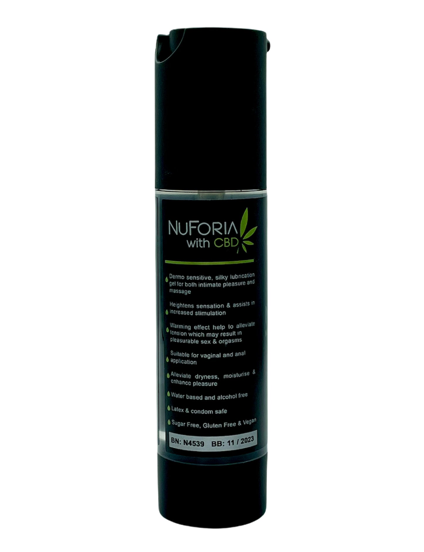 NuForia Cannabis Infused Water Based Lubricant - 50ml