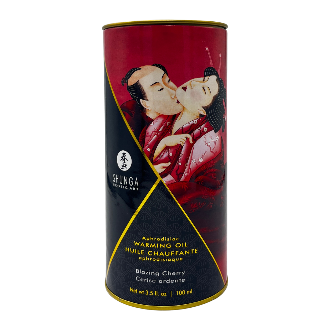 Shunga Warming Oil – Blazing Cherry